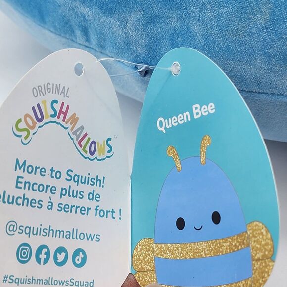 Squishmallows NWT Queen Bee Large 14" Soft Plush - Picture 6 of 13